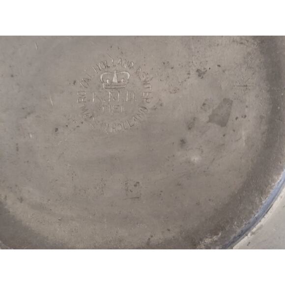 Royal Holland Pewter Lidded Sugar Bowl & Creamer Set Vintage 1950s - Picture 5 of 6